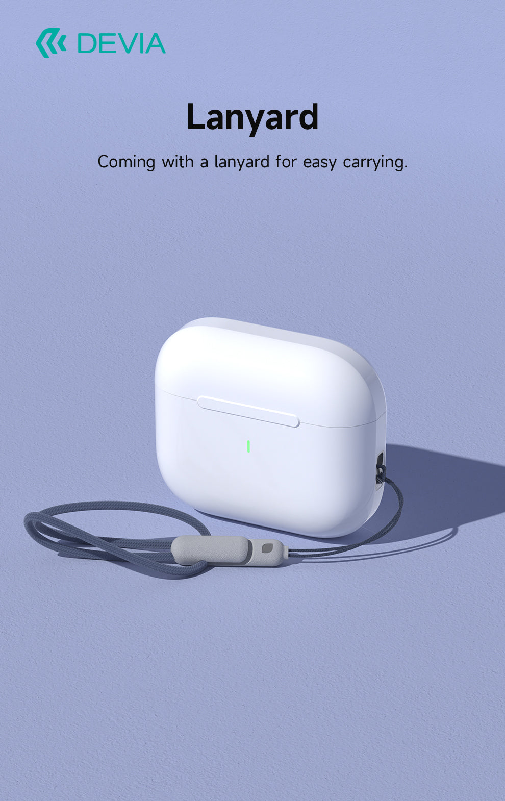 DEVIA Air buds Pods3 TWS Earphone, Full Function Version, Headset Battery 3.7V/35mAh