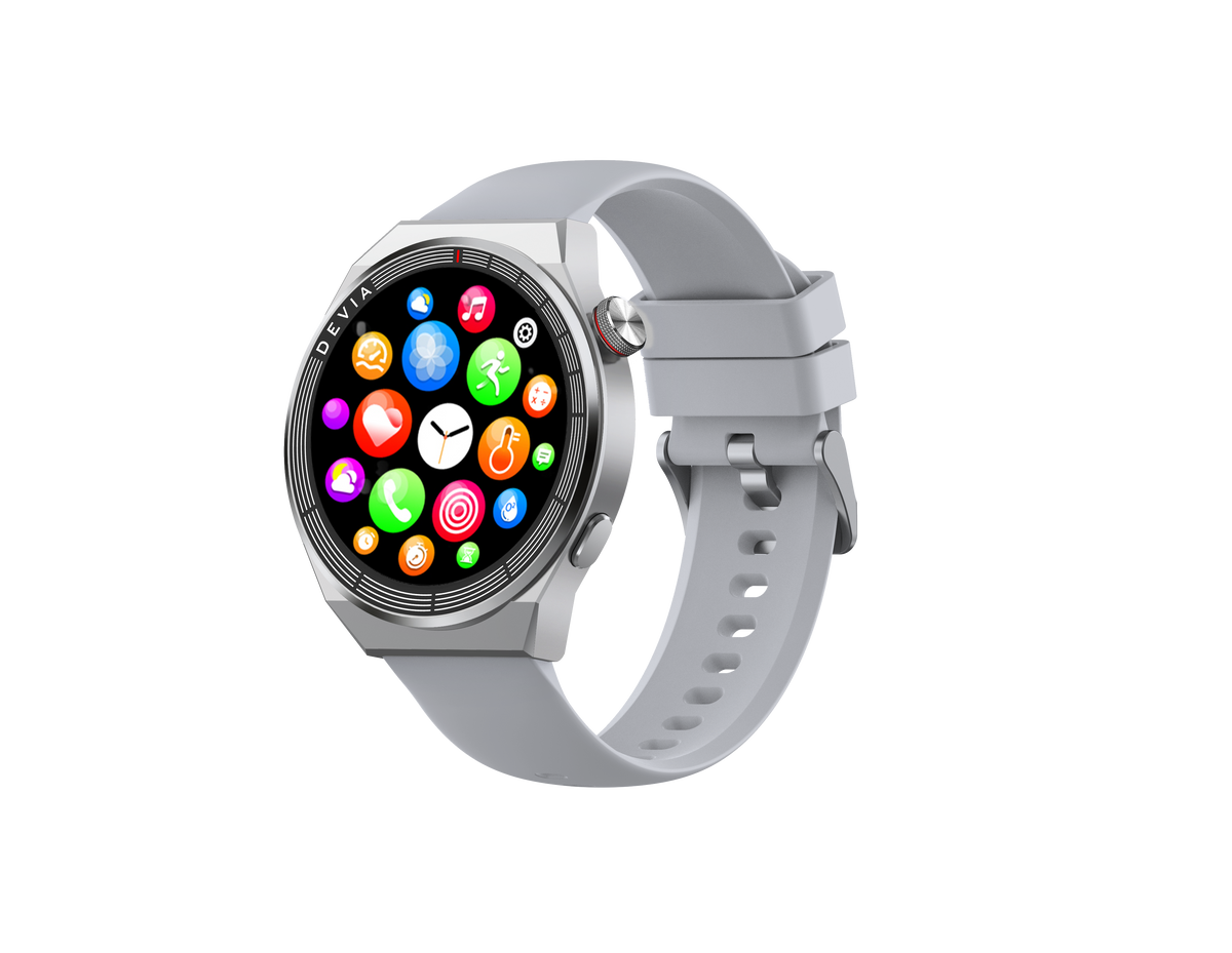 DEVIA Pro1(V2) Smart Watch, Silver