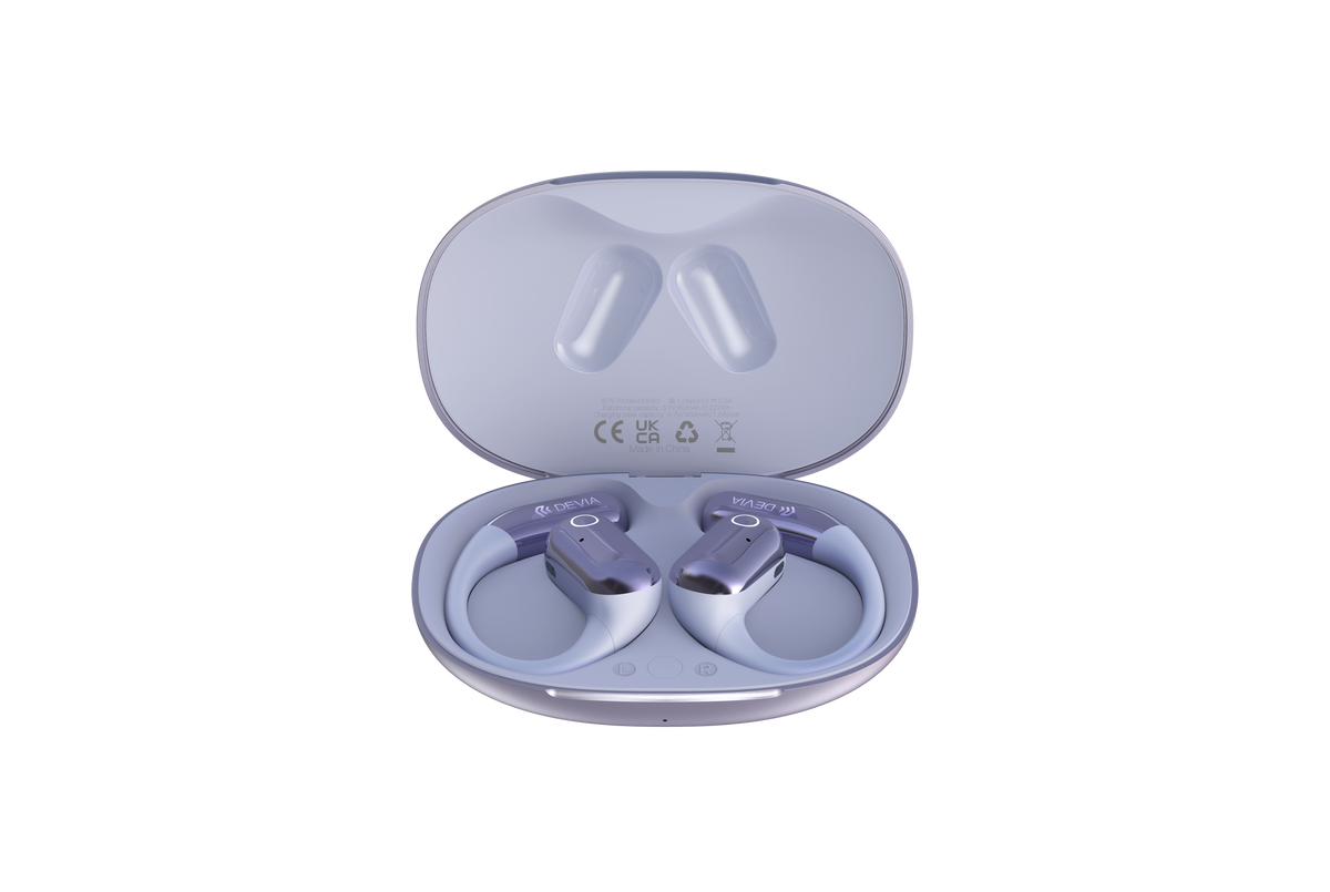 DEVIA OWS Ultra1 Open Wireless Earphone, BTV 5.3, Earphone 3.7V/60mAh