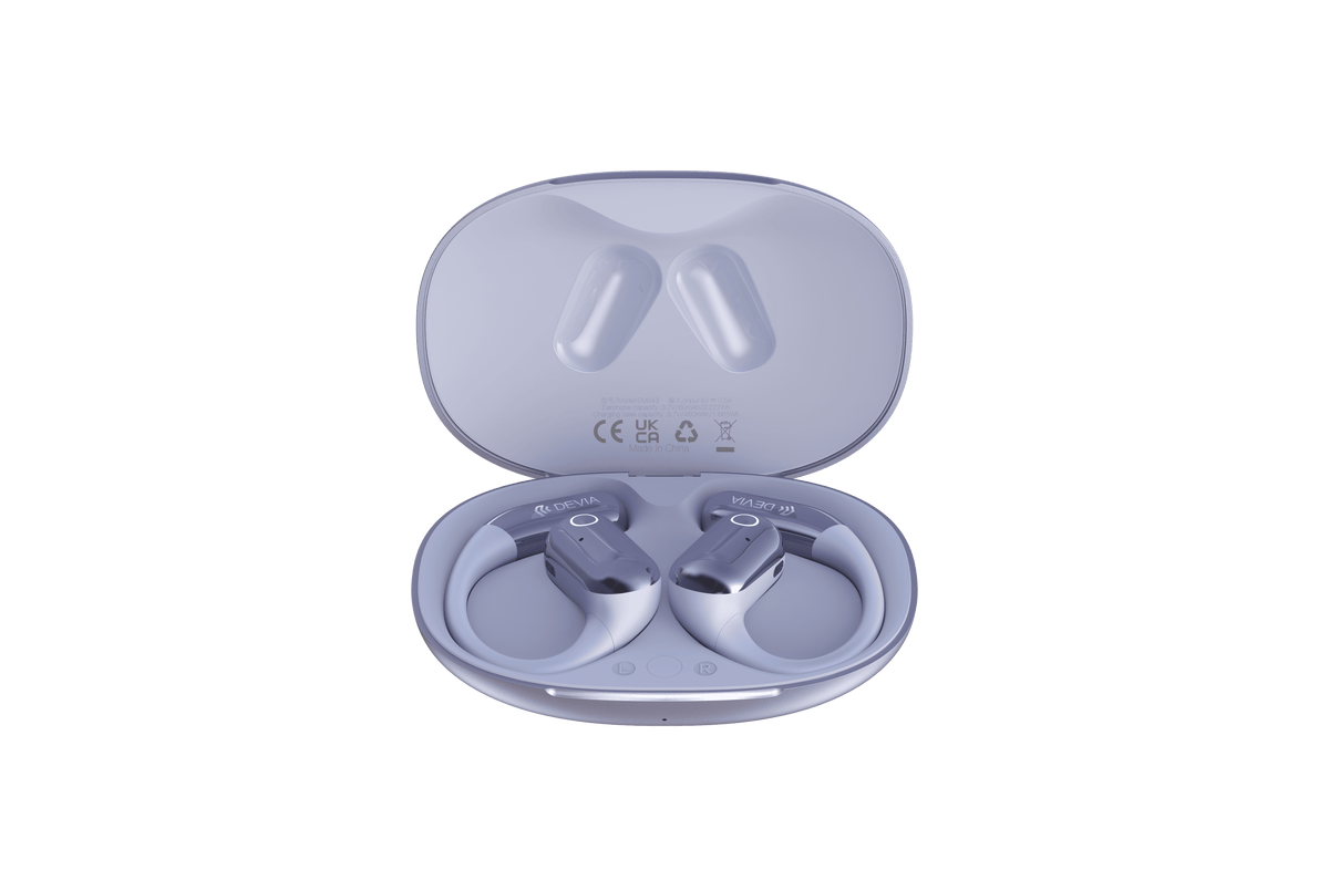 DEVIA OWS Ultra1 Open Wireless Earphone, BTV 5.3, Earphone 3.7V/60mAh