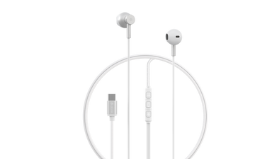 DEVIA Smart Series Metal Wired Earphone Half in-ear, Plug USB-C