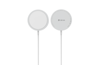 DEVIA EA239 smart series magnetic wireless charger for iPhone 12 and other device which support Qi  protocol, Wireless charging power 5W/7.5W/15W, Material: ABS+PC+ silica gel + aluminum alloy