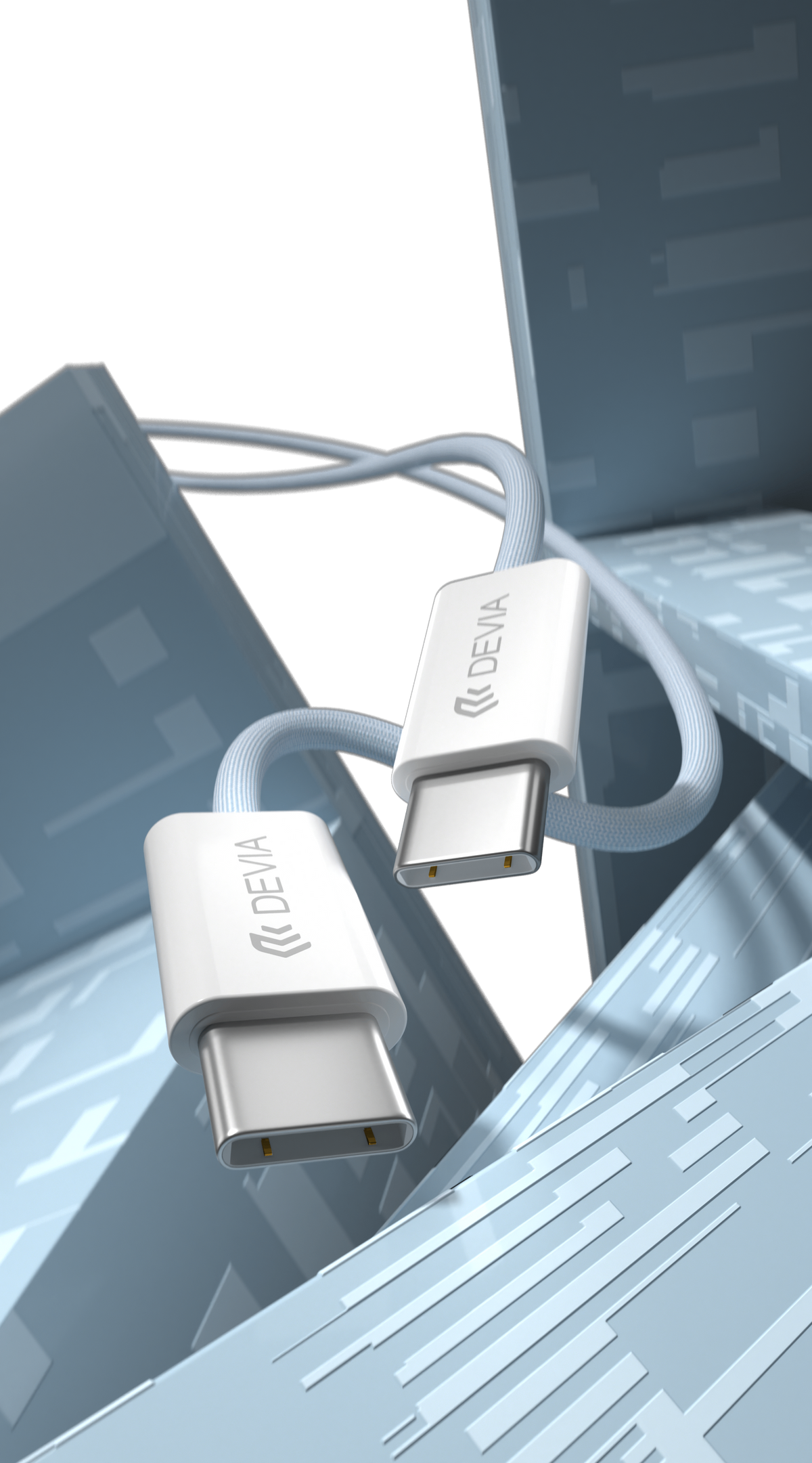 كابل DEVIA EC325 الذكي سلسلة PD من النوع C إلى النوع C