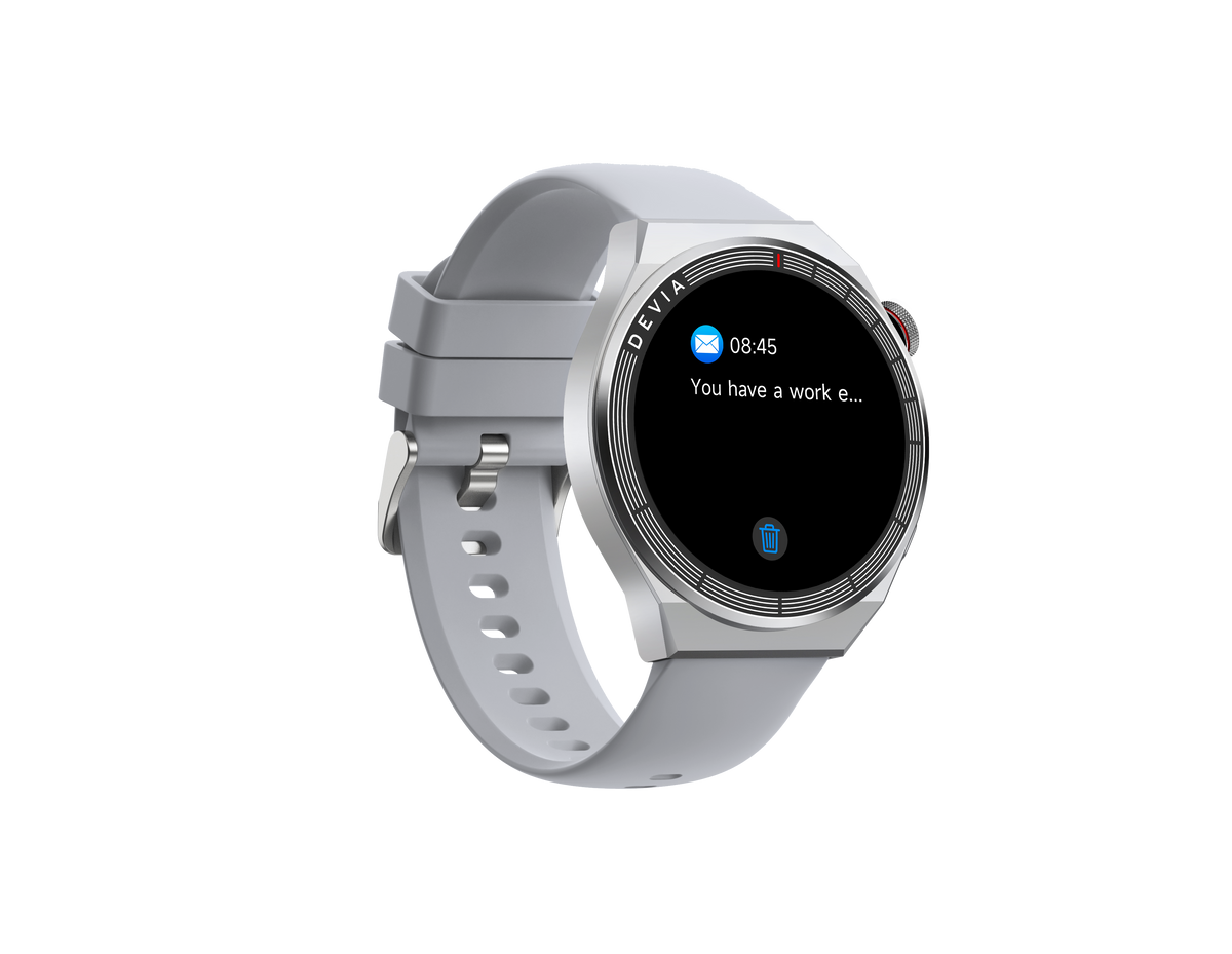 DEVIA Pro1(V2) Smart Watch, Silver