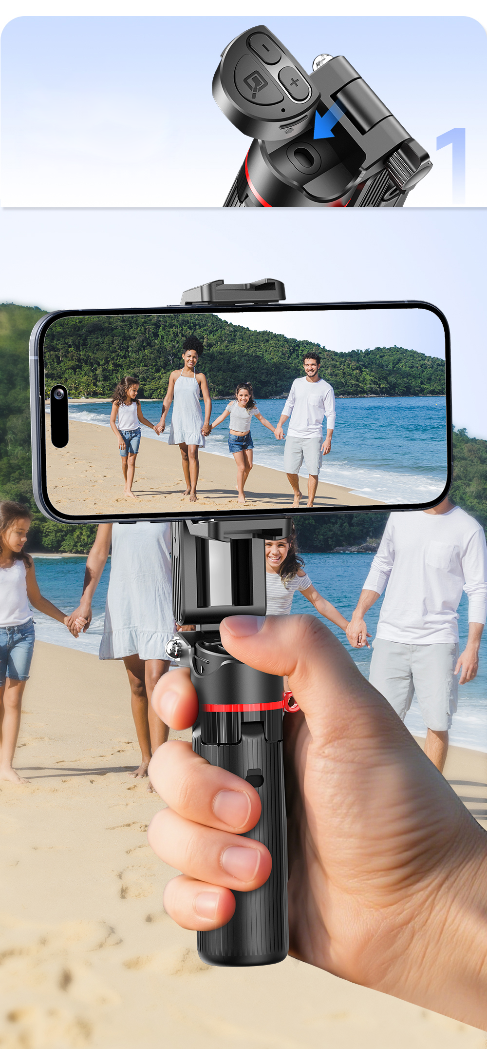Pro2 Phone Asisst MINI Selfie Stick With Tripod Stand