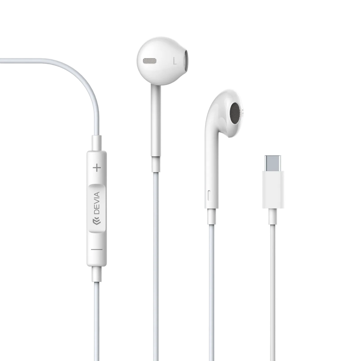DEVIA Smart Series Wired Earphone with Type-C Digital
