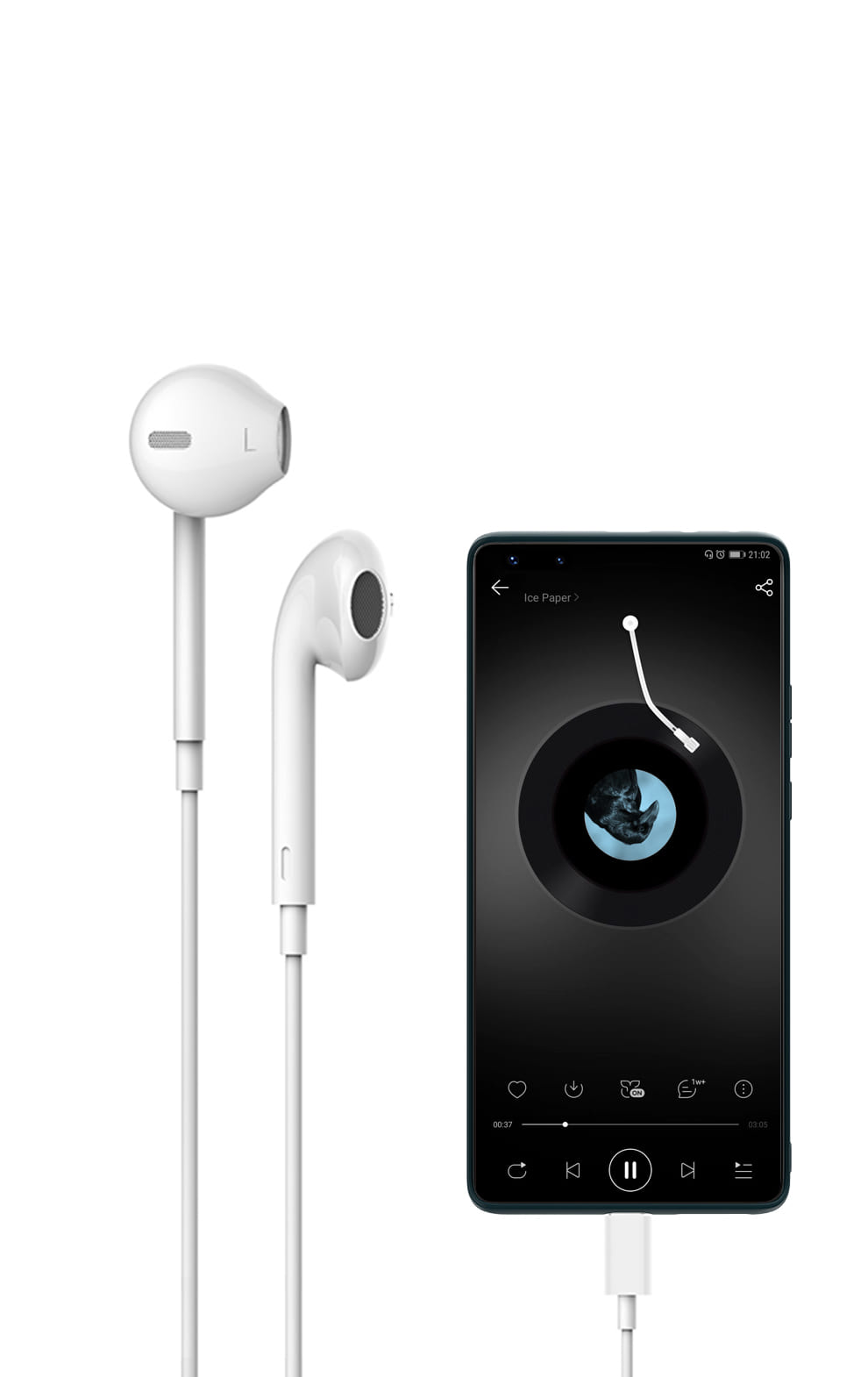 DEVIA Smart Series Wired Earphone with Type-C Digital