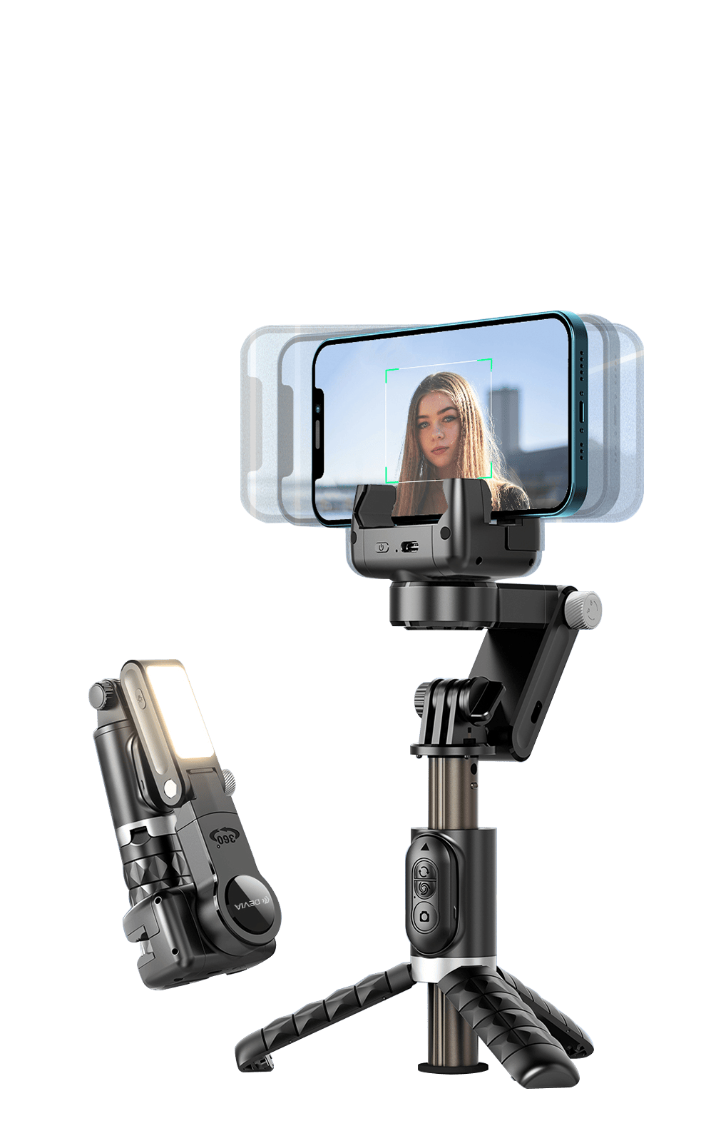 DEVIA Tripod Stand Multi-functional Desktop Gimbal Selfie-Stick