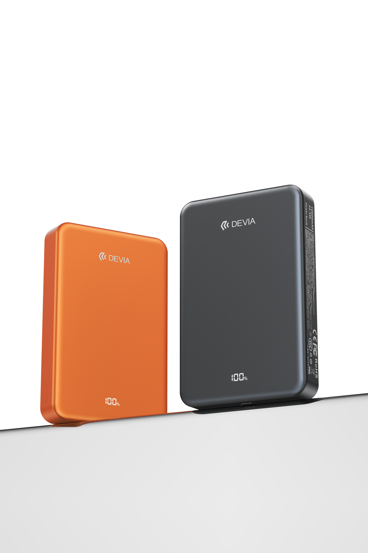 DEVIA Ultra14 22.5W Solid-State Magnetic Power Bank 10000mAh, Orange
