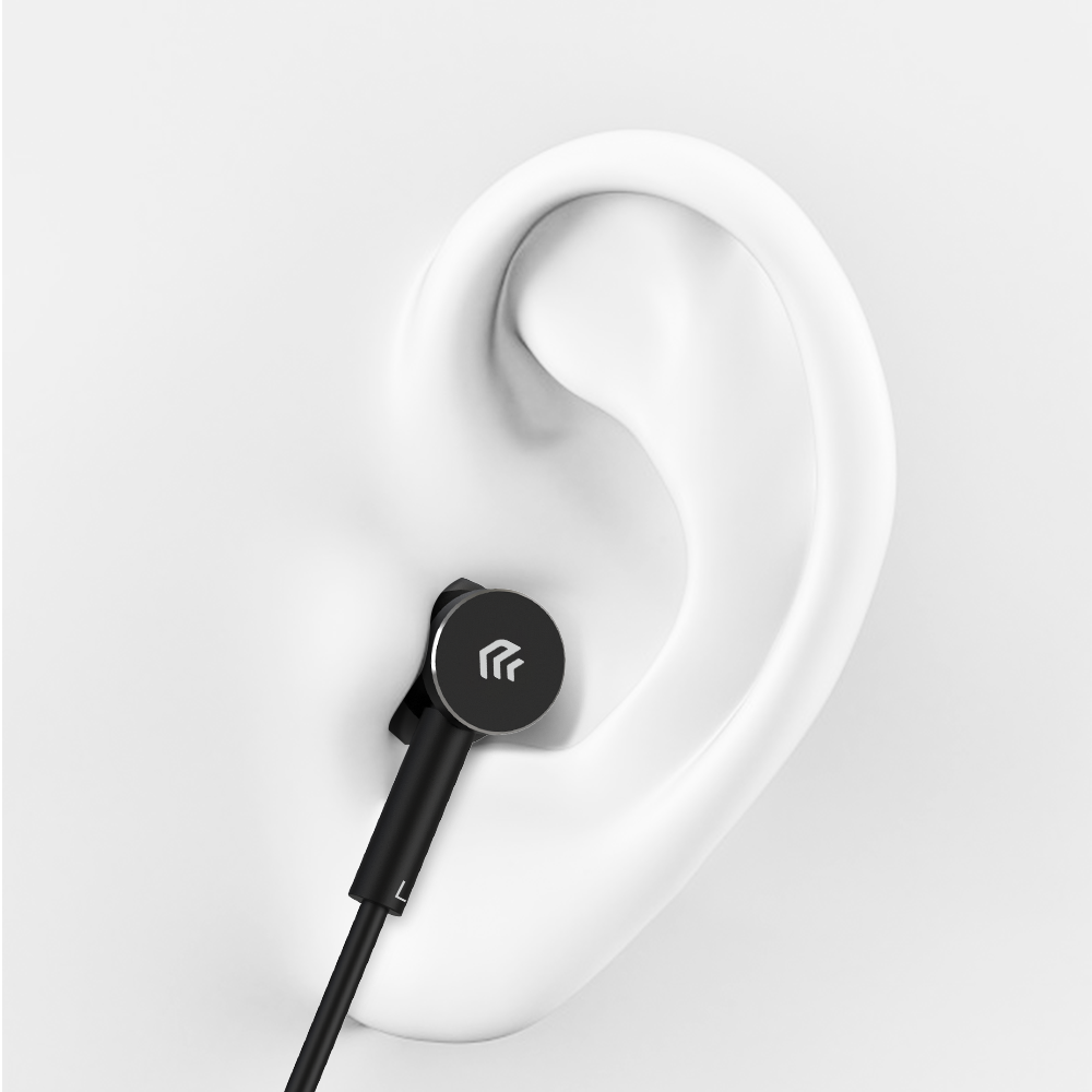 DEVIA Smart Series Metal Wired Earphone Half in-ear, Plug USB-C