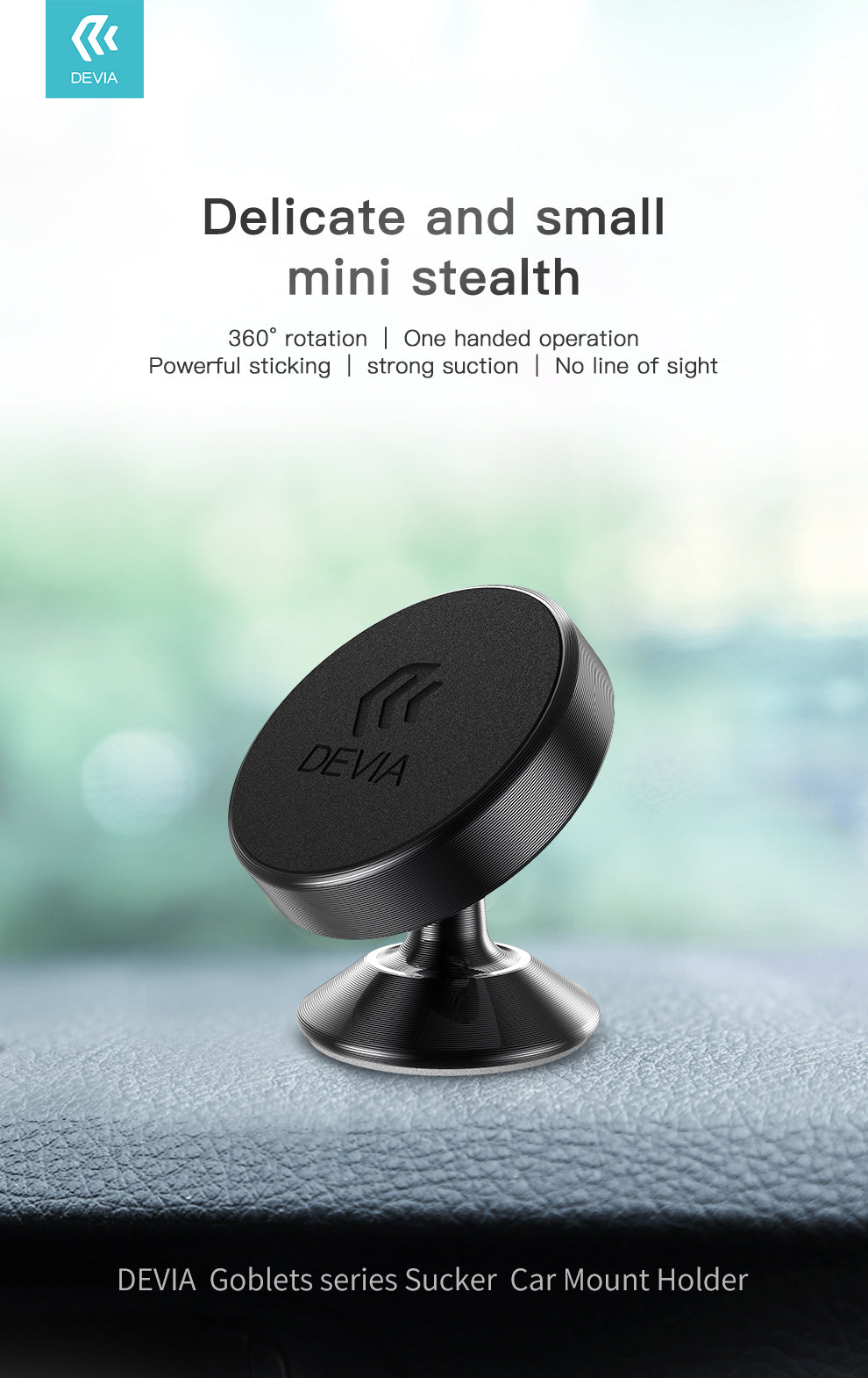 Devia Goblet series Sucker Car Mount Holder