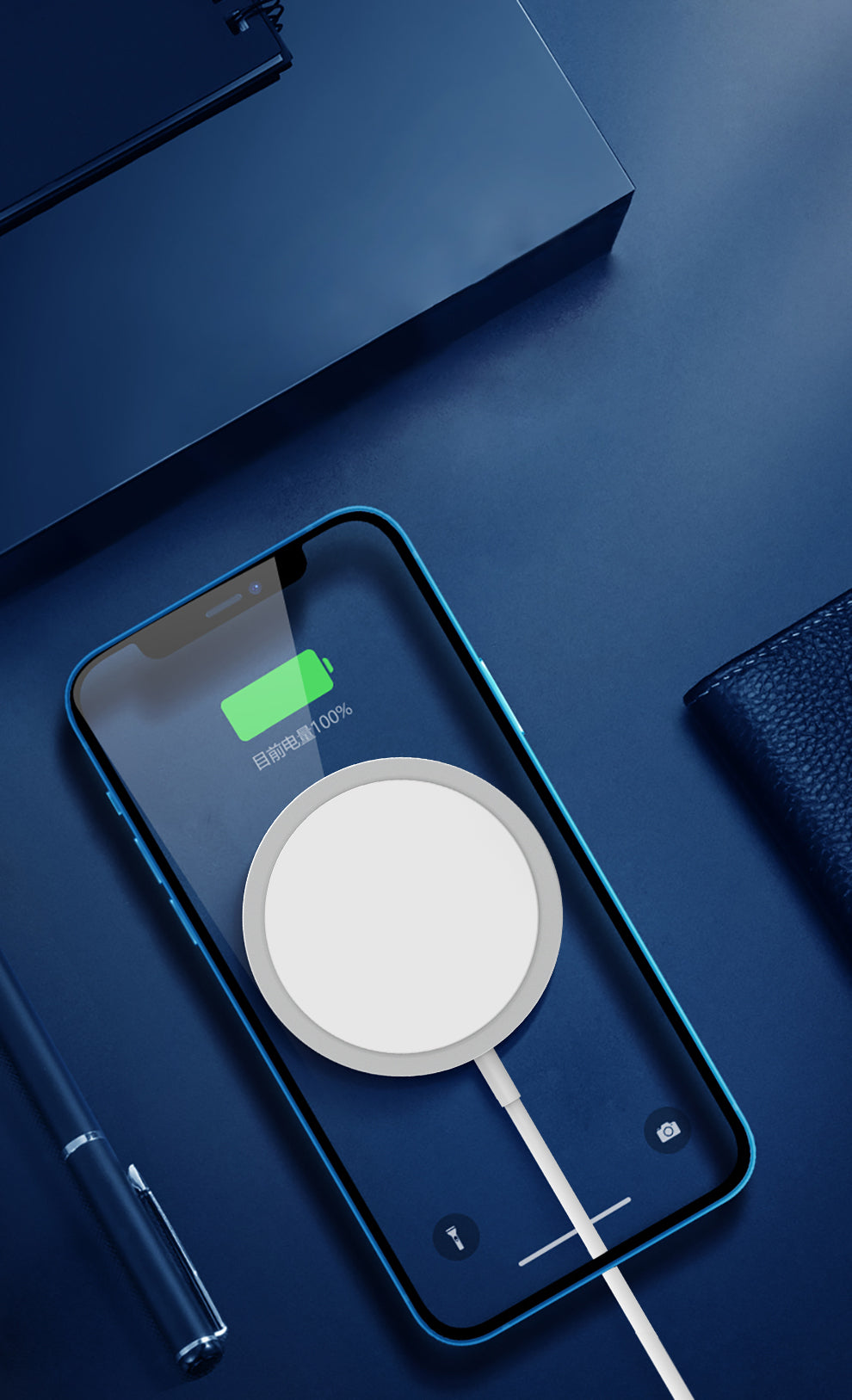 DEVIA EA239 smart series magnetic wireless charger for iPhone 12 and other device which support Qi  protocol, Wireless charging power 5W/7.5W/15W, Material: ABS+PC+ silica gel + aluminum alloy