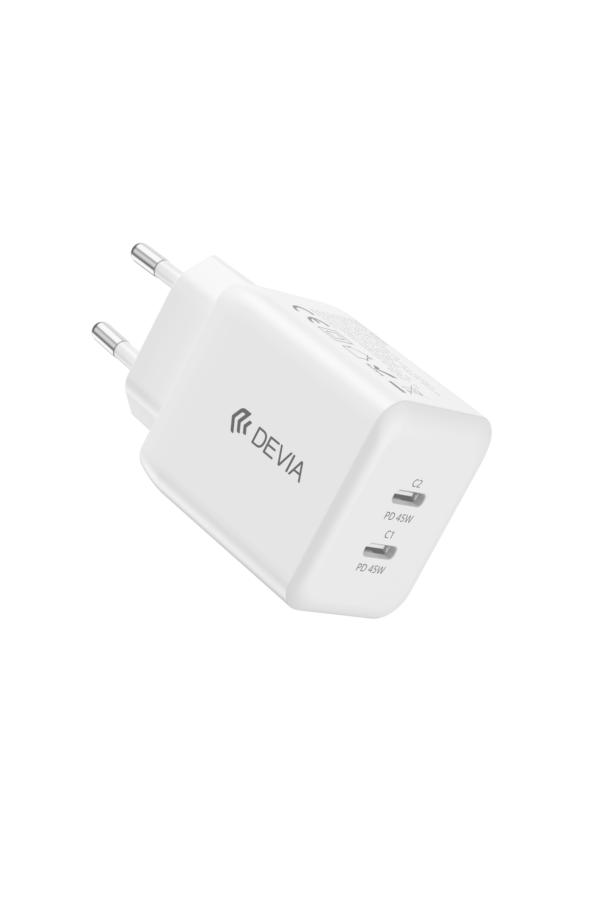 DEVIA Extreme Speed Series PD 45W 2C Quick Charger Set UK,GaN-015B