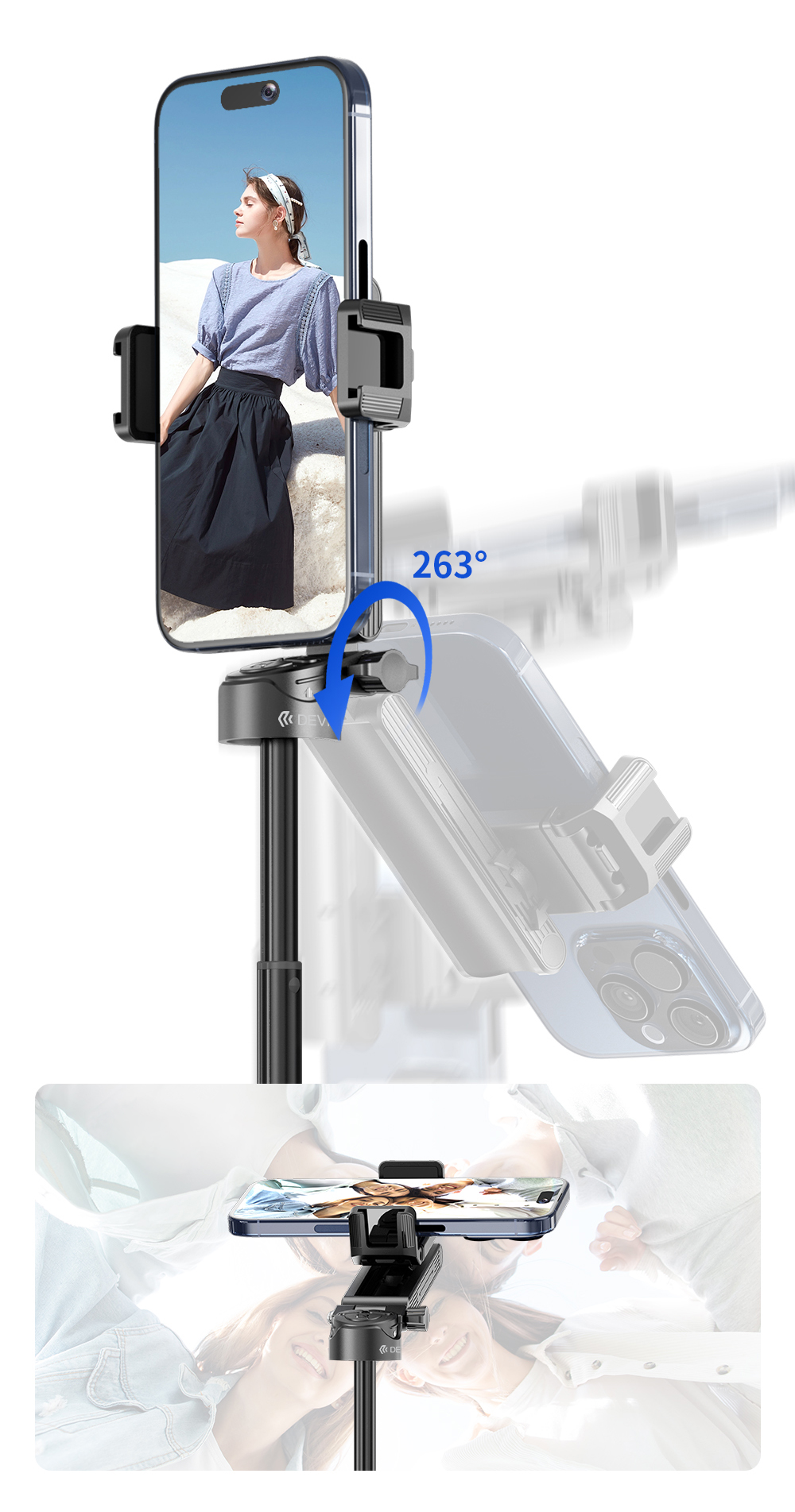 Pro2 Phone Asisst MINI Selfie Stick With Tripod Stand