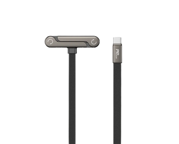 DEVIA USB-C PD 240W Stretchable Cable 1M EC662, Gray