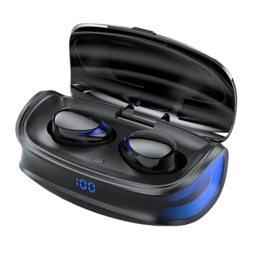 Devia EM407 Joy A9 series TWS game wireless earphone, Earphone capacity: 50mAh, Charging capacity: 390mAh,Playing time: 4.5h, Game delay: 60ms, Black