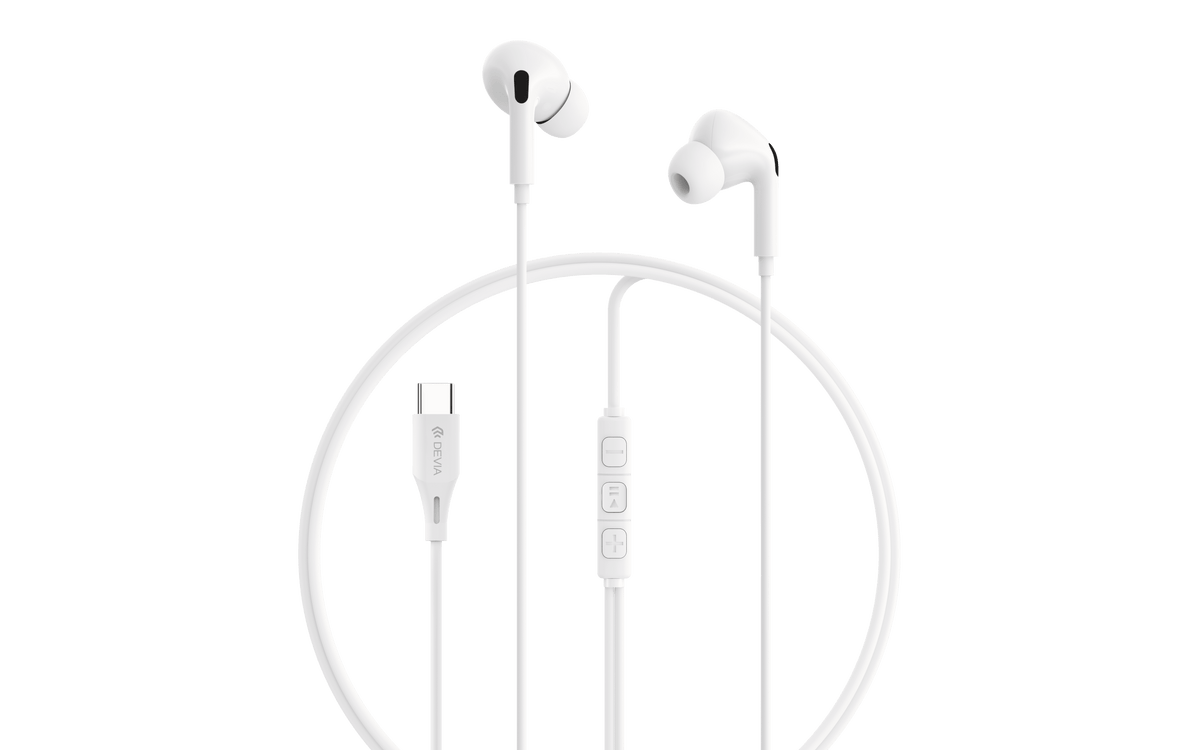 DEVIA Kintone Series Wired Earphone with Type-C