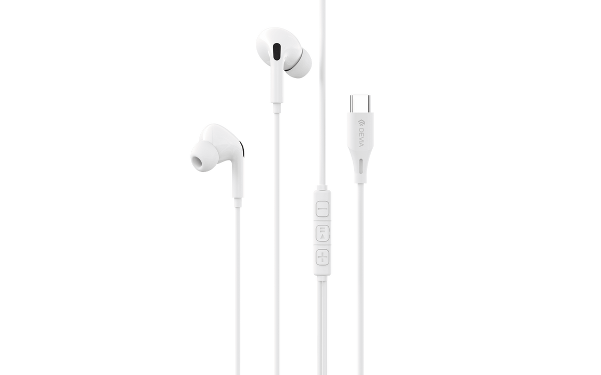 DEVIA Kintone Series Wired Earphone with Type-C